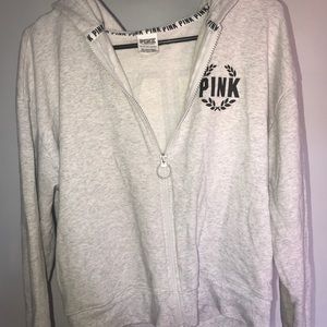 🍁SOLD🍁 Grey PINK sweater